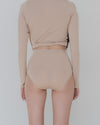 BASERANGE High-waisted flared briefs Portugal BAS-UNHW-BL-000-HAPTIC